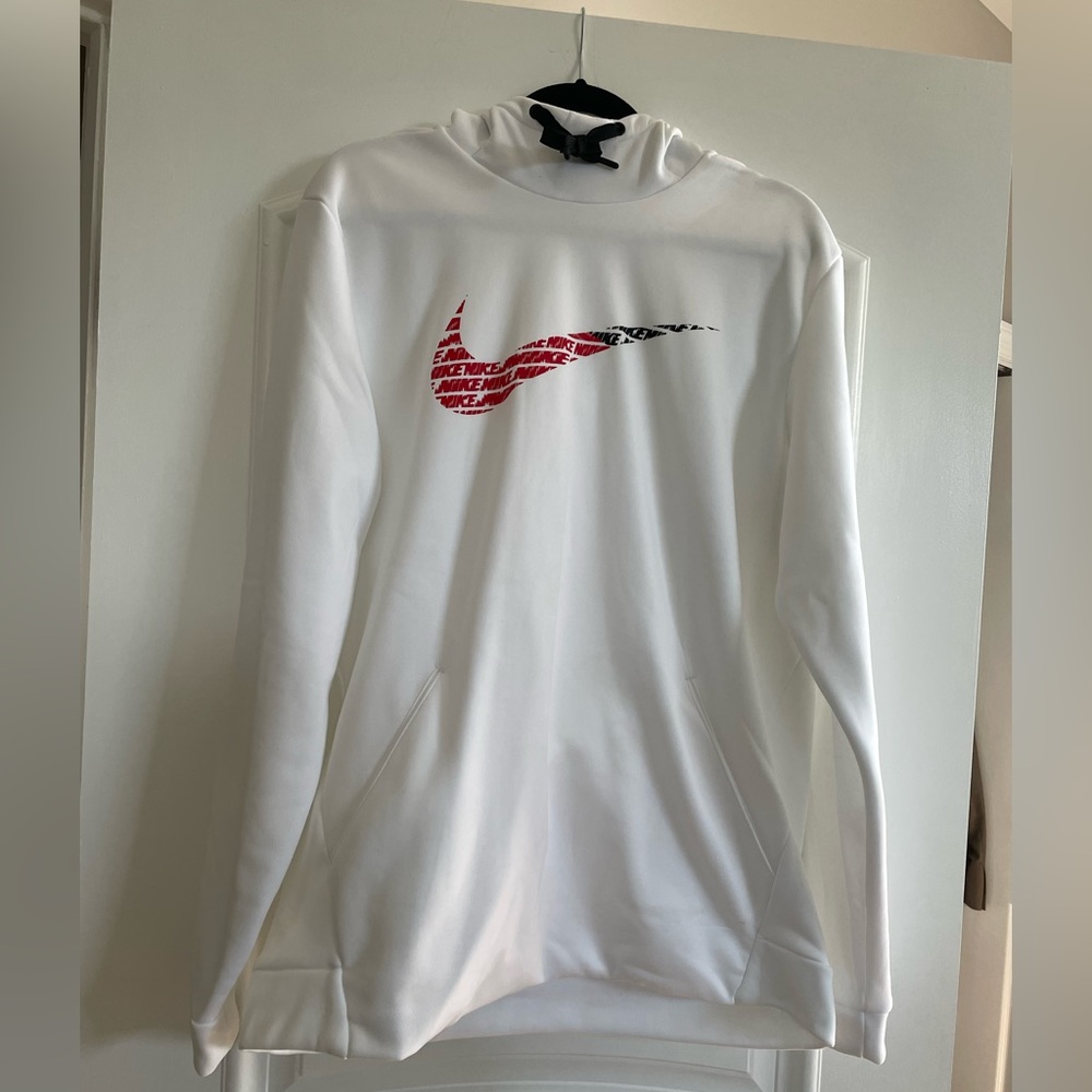 COPY - Nike Men’s size L hoodie.  White - never worn, no tags